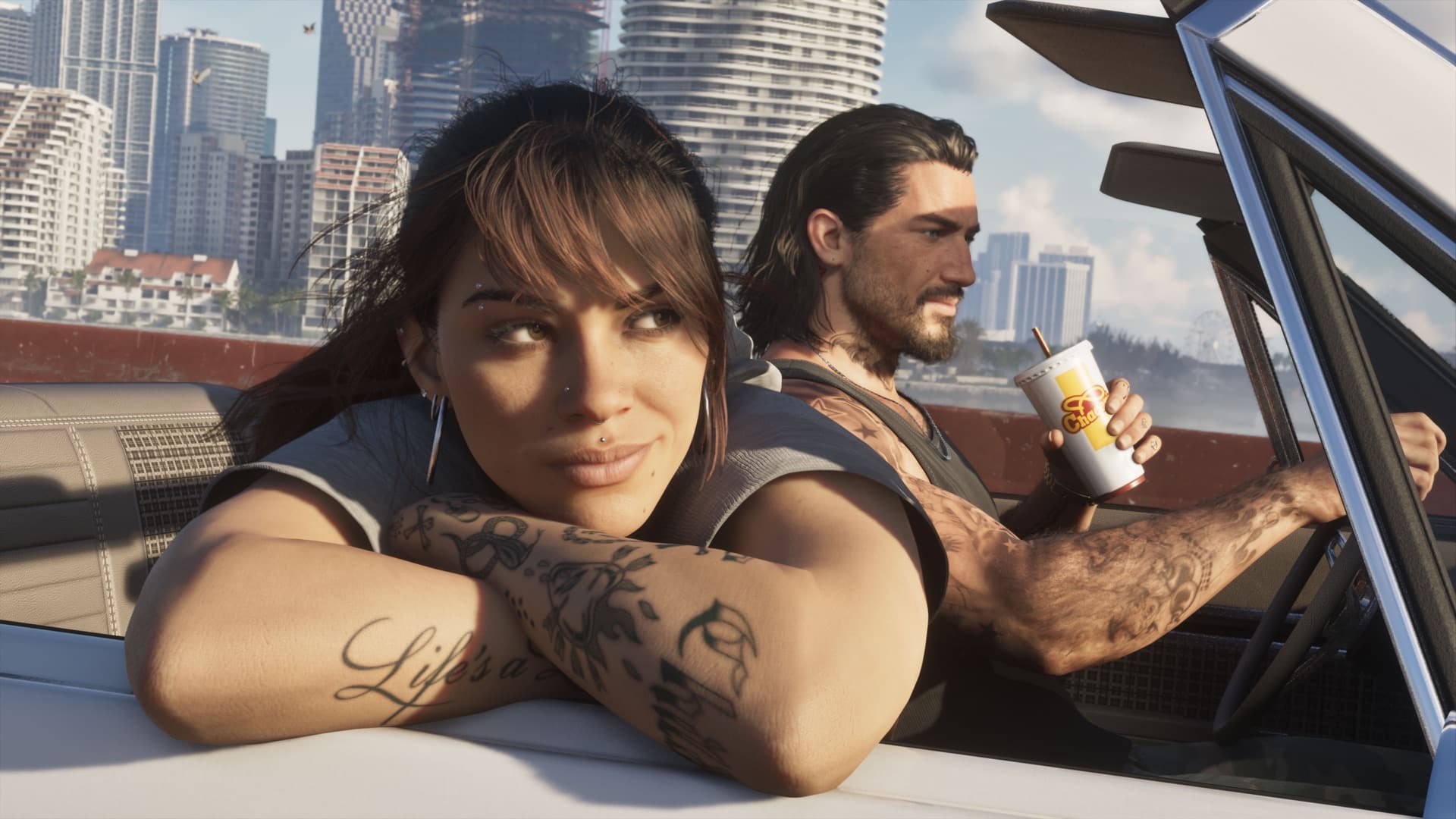 Jason And Lucia 03 — official GTA VI screenshot featuring jason duval, published in Rockstar Games’ downloadable media library.